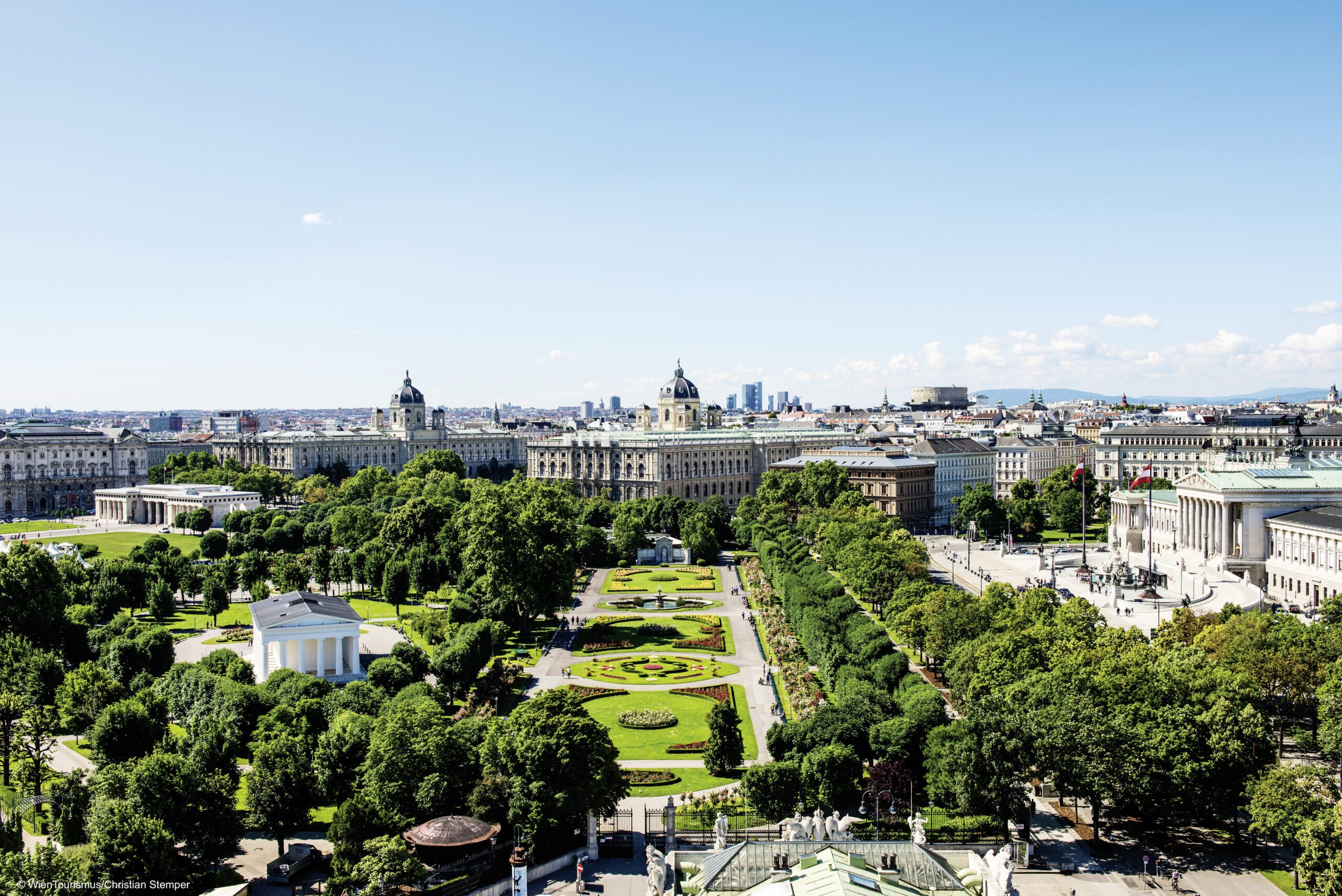 View of the Ringstrasse © WienTourismus/Christian Stemper