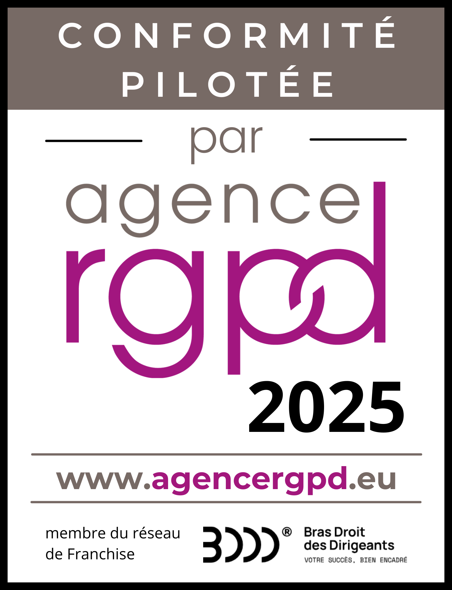 Logo Agence RGPD 2025